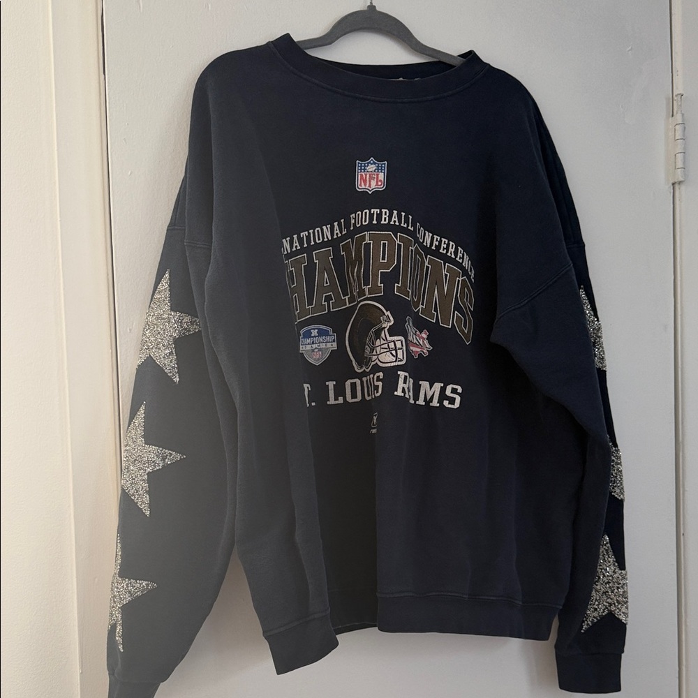 LF Navy Blue Champions Crewneck Sweater